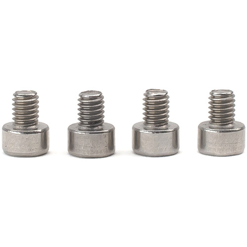 CineMilled M4 x 5mm Stainless Steel Screws (4-Pack)