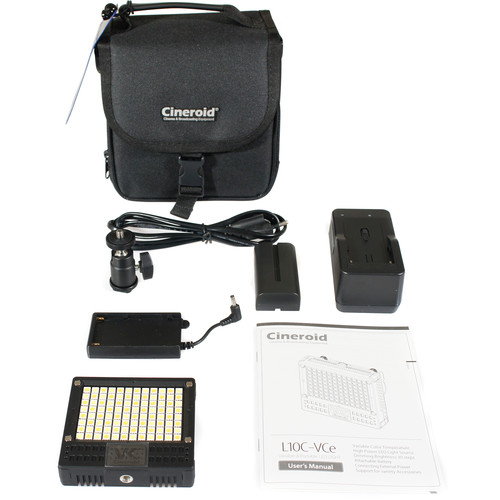 Cineroid 18W On-Camera Variable Color LED Light Kit