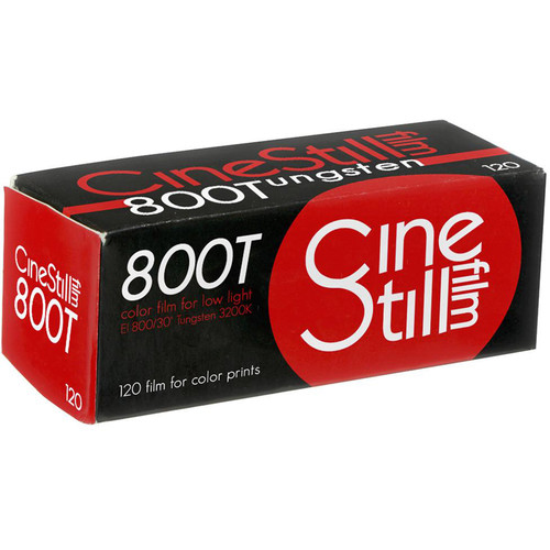 CineStill Film 800Tungsten C-41 Color Negative Film (120 Roll Film)