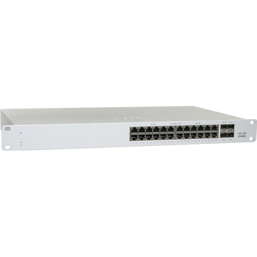 Cisco Meraki MS130-24P 24-Port Gigabit PoE+ Compliant Managed Network Switch
