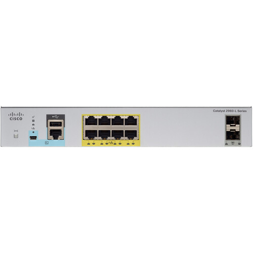 Cisco WS-C2960CX-8PC-L PoE+ ギガ ファンレス②③ cisco_ws_c2960cx_8pc_l_catalys