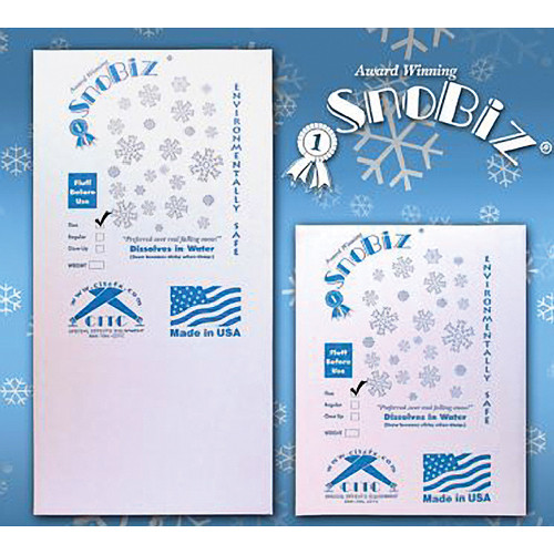 CITC SnoBiz Fine Biodegradable Artificial Snowflakes (12' x 10' x 1" Coverage)