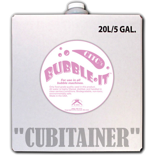 CITC Bubble-It Fluid (5 Gallon, Cubitainer)
