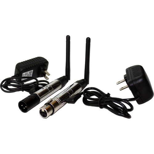 CITC DMXtra! 250065 Wireless Transceiver (Set 3-Pin 1-Male, 1-Female Connector)