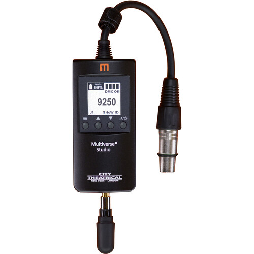 City Theatrical 900 MHz/2.4 GHz Multiverse Studio Receiver 5904