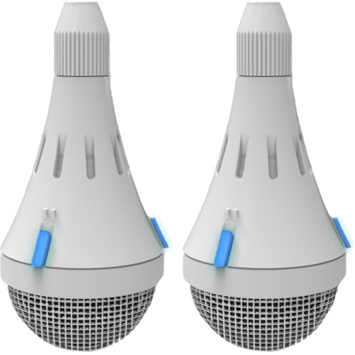 ClearOne Ceiling Microphone Array Dante Bundle (2 Array, 6 Channel, White)