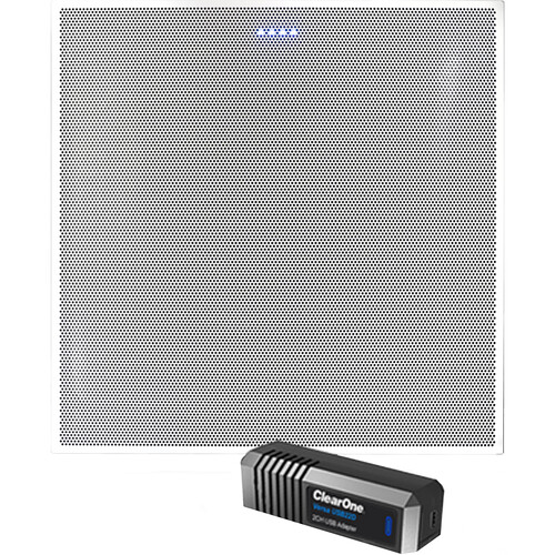 ClearOne Complete Conferencing Bundle with Dante Covers Room 25 x 25'