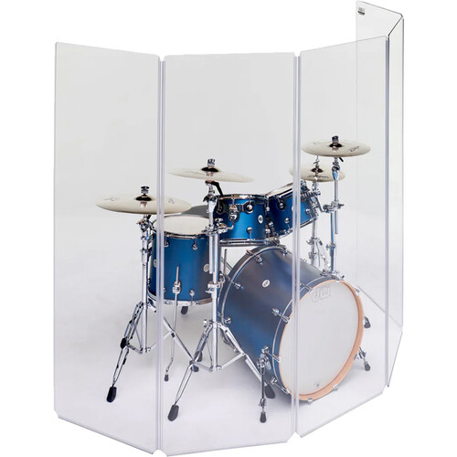 ClearSonic A2478x5 Acrylic Drum Shield (5 Panels, 6.5' Height)