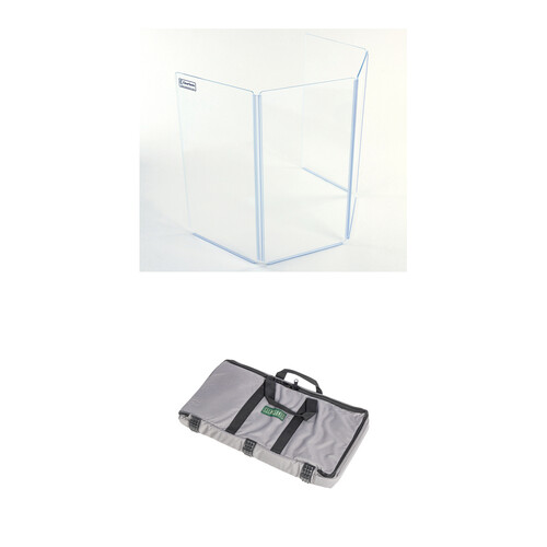 ClearSonic A2 4-Section Acrylic Amp Shield Kit with Carrying Case