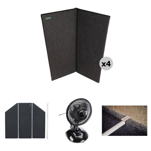 ClearSonic HPC HomePac C S2466x2 SORBER Sound-Absorption Baffle and Gobo Drum Isolation Kit