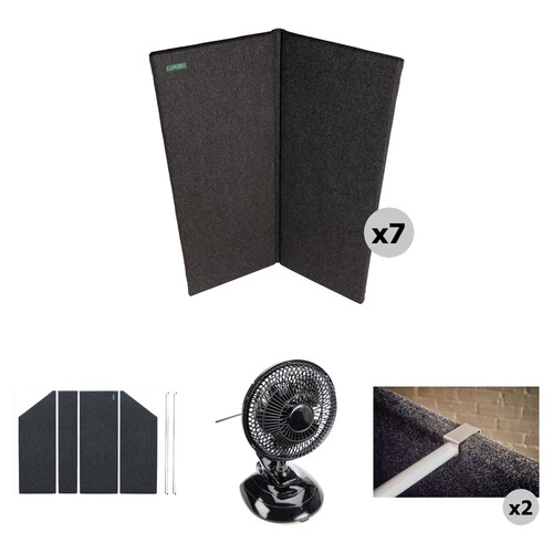 ClearSonic HPA HomePac A S2466x2 SORBER Sound-Absorption Baffle and Gobo Drum Isolation Kit