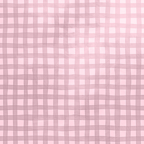Click Props Backdrops Gingham Pink Backdrop (5 x 5')