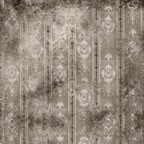 Click Props Backdrops Distressed Wallpaper Gray Backdrop (5 x 5')