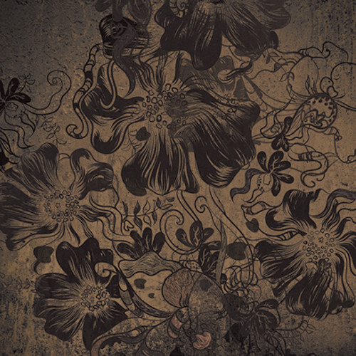Click Props Backdrops Flowerbomb Gold Backdrop (5 x 5')