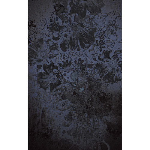 Click Props Backdrops Flowerbomb Blue Backdrop (5 x 8')