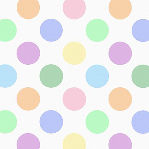 Click Props Backdrops Vinyl Backdrop (Colored Dots, 5 x 5')