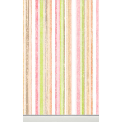 Click Props Backdrops Vinyl Backdrop (Pastel Stripes, 5 x 8')