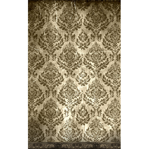 Click Props Backdrops Vinyl Backdrop (Manor House Damask, 5 x 8')