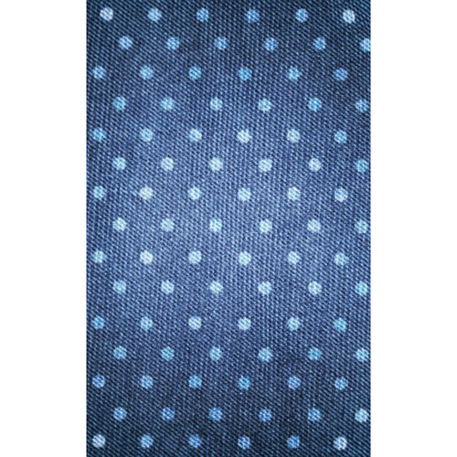 Click Props Backdrops Vinyl Backdrop (Denim Dots Blue, 5 x 8')
