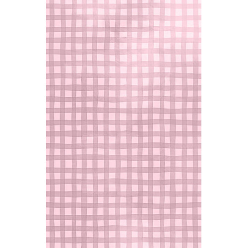 Click Props Backdrops Gingham Pink Backdrop (5 x 8')