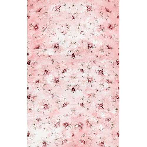Click Props Backdrops Pink Flower Wallpaper Backdrop (5 x 8')