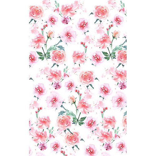 Click Props Backdrops Hand Painted Roses Backdrop (5 x 8')