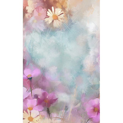 Click Props Backdrops Softened Flowers Backdrop (5 x 8')