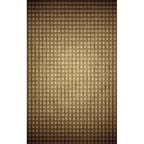 Click Props Backdrops Gingham Brown Backdrop (5 x 8')