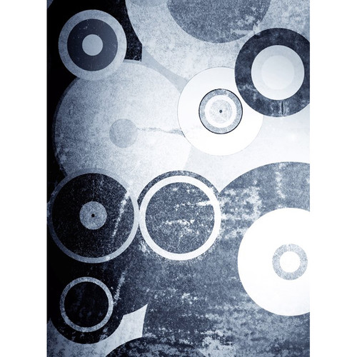Click Props Backdrops Vinyl Backdrop (Retro Disc, 7 x 9.5')