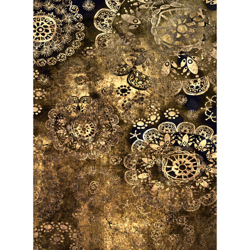 Click Props Backdrops Vinyl Backdrop (Medieval Gold, 7 x 9.5')