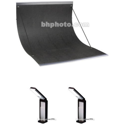 Cloud Dome Infinity Board Kit with Two Flip Lights (18 x 28", Black)