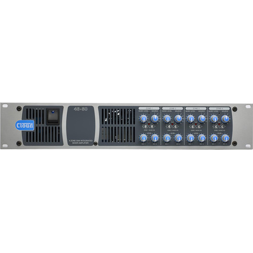 Cloud USA 46-50T 4-Zone 2 U Rackmountable Mixer Amplifier