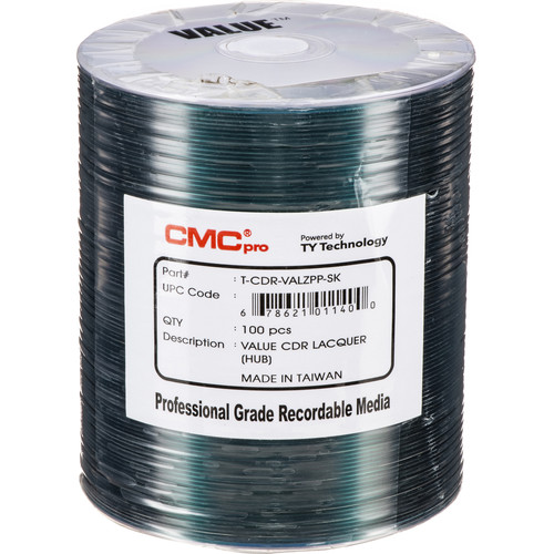 CMC Pro Valueline 700MB CD-R Silver Thermal TCDR-VALZPP-SK B&H