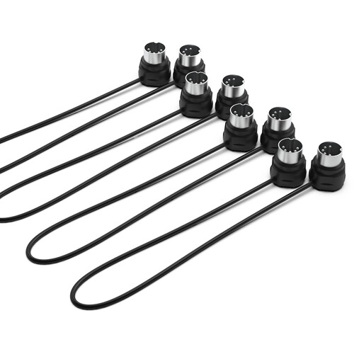 CME Low-Profile 5-Pin DIN MIDI Cable (4-Pack, 1')