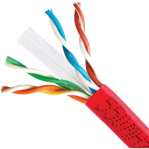 Cmple Cat6 Bulk Ethernet/LAN Cable (1000', Red)