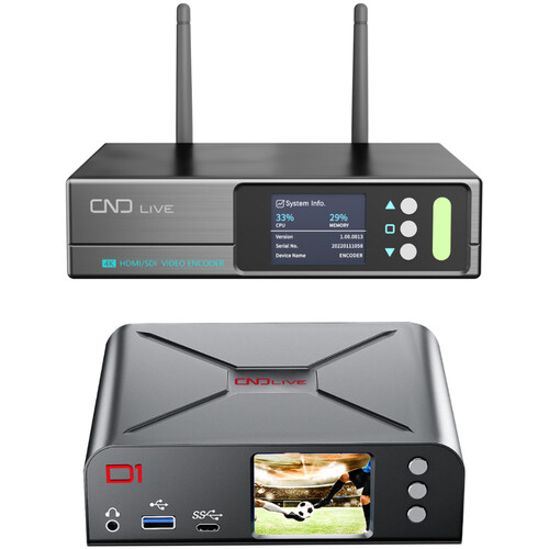 CNDLive C6 Encoder and D1 Decoder Bundle