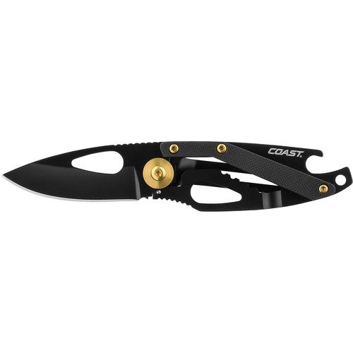 COAST FX200 Frame Lock Knife with Bottle Opener and Pocket/Money Clip (Clamshell Packaging)