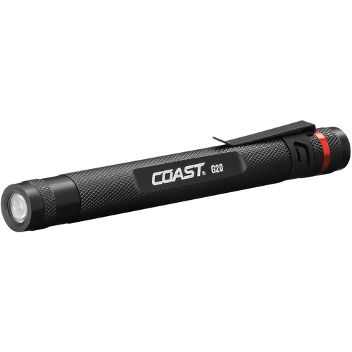 COAST G20 Inspection Beam LED Penlight (Black, Clamshell Packaging)