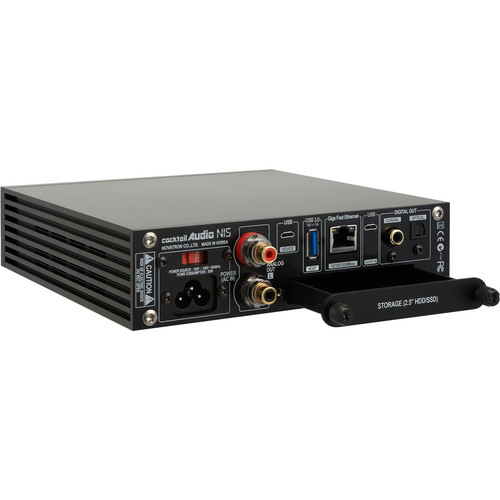 cocktailaudio N15D USB DAC and Hi-Fi Network Audio Player (Black)