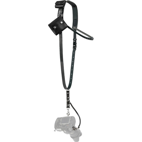 Coiro Single Camera Strap with Pockets (Black)