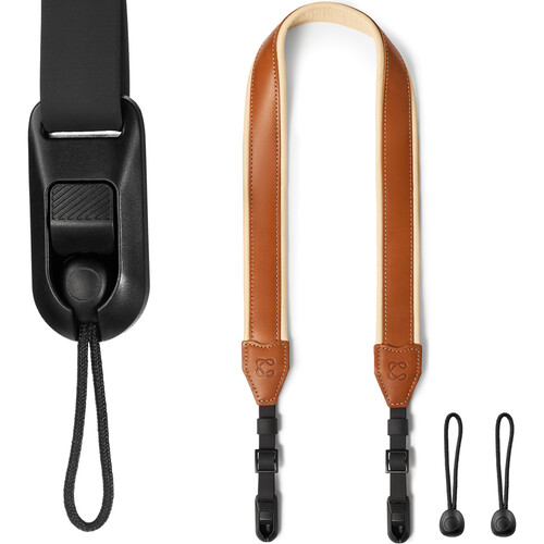 Coiro Padded Leather Camera Strap (Tan)