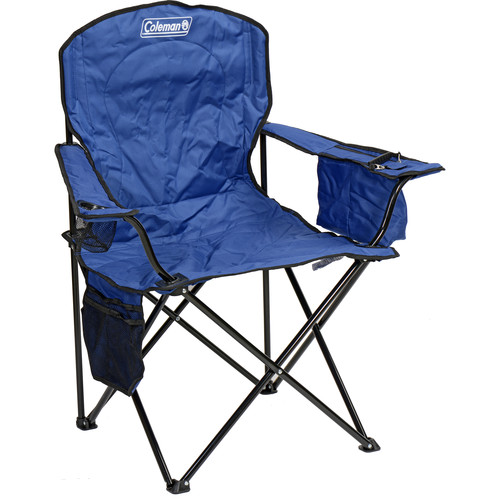 Coleman Oversized Quad Chair with Cooler (Blue)