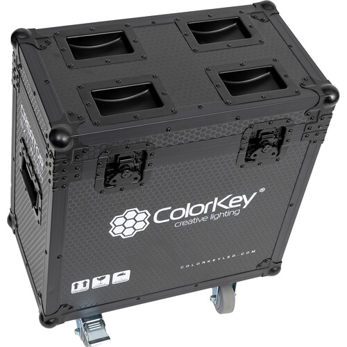 ColorKey Flight Case for Two Creator BX7 Wash Light Fixtures