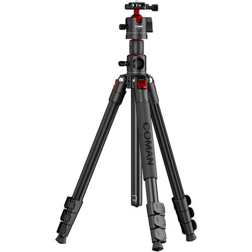 COMAN KX3939 Mini Aluminum Tripod with A32 Ball Head (71.3")