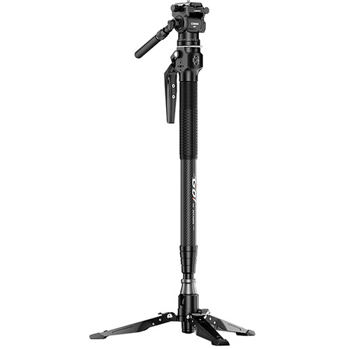 COMAN M1MINI Carbon Fiber Monopod with V1 Fluid Head