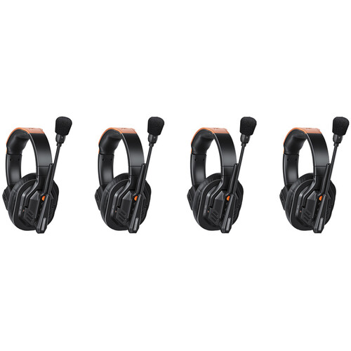Comica Audio Seekcom S1 Wireless Intercom Headset System (Four Set)
