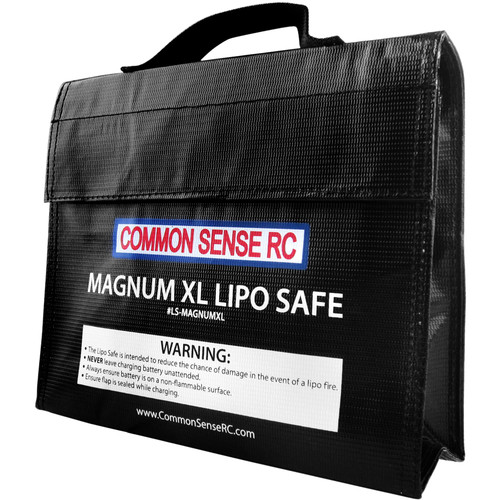 Common Sense RC Magnum XL LiPo Safe Charging/Storage Bag (9.5 x 7 x 2.25")