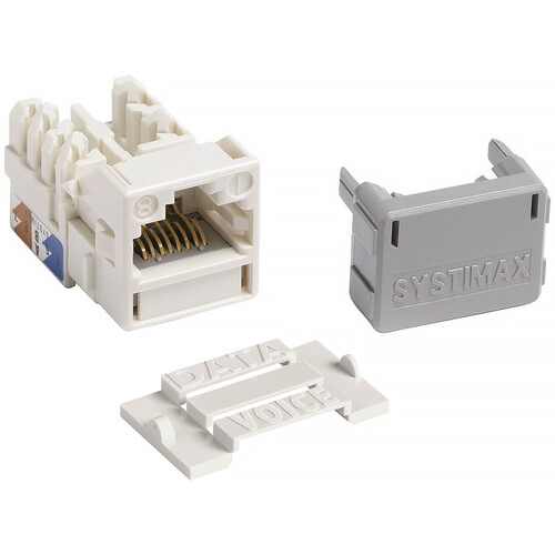 CommScope GigaSPEED XL M-Series Modular Cat 6 Unshielded RJ45 Jack (White)
