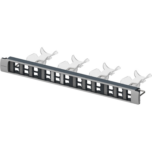 CommScope 24-Port 1 RU Flat RJ45 Patch Panel for SYSTIMAX 360 Evolve