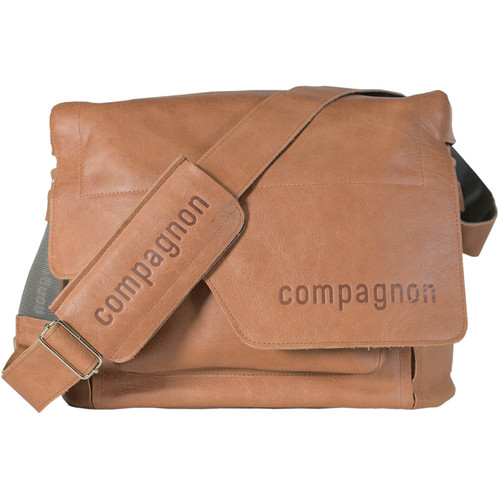 compagnon Messenger Camera & Laptop Bag (Light Brown)